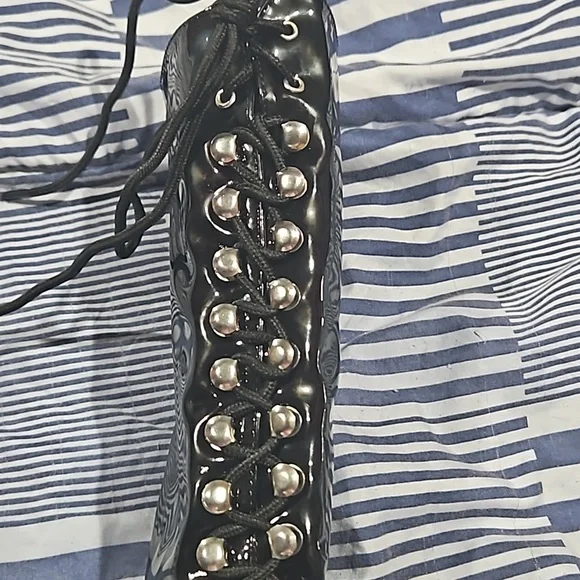 Ellie heeled black boots size 7 black - Picture 4 of 6